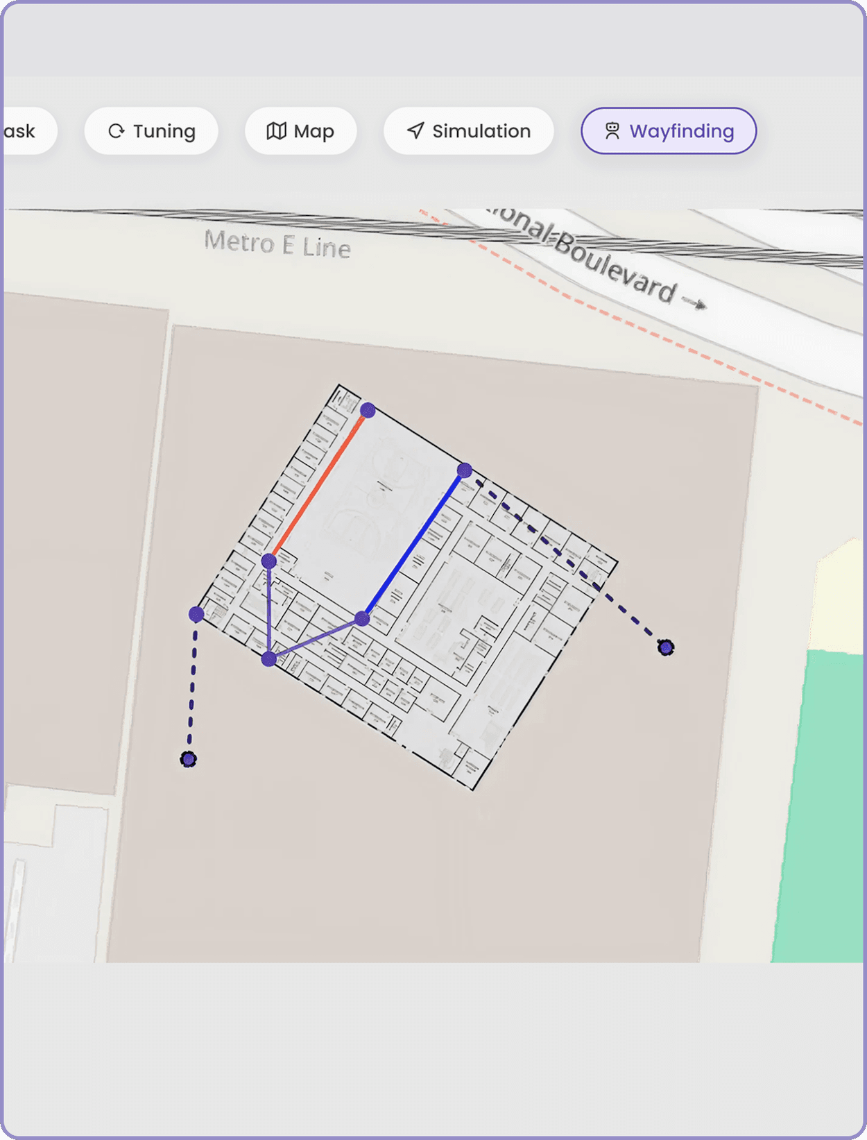 Prebuilt UI Components - Wayfinding screen