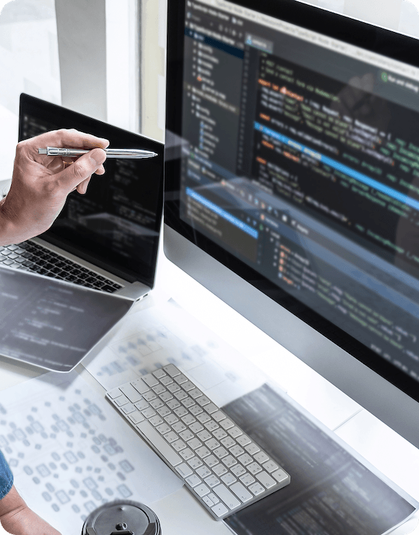 Future-proof Positioning  Framework - Code on computer